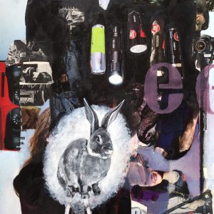 Laboratory. Mixed media on cardboard. 37 x 52 cm. 2020