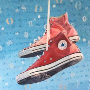 Made in Cuba. Mixed media on canvas.125 x 150 cm. 2021