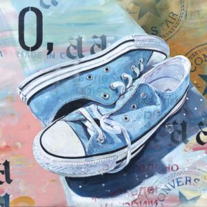 Number 1. Oil on canvas.150 x100 cm. 2022