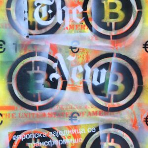 Tokens. Mixed media on cardboard. 50 x 70 cm. 2024